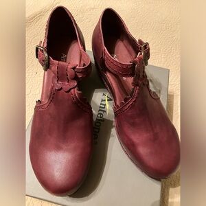 Antelope brand boho t-strap wedge shoes, brand new